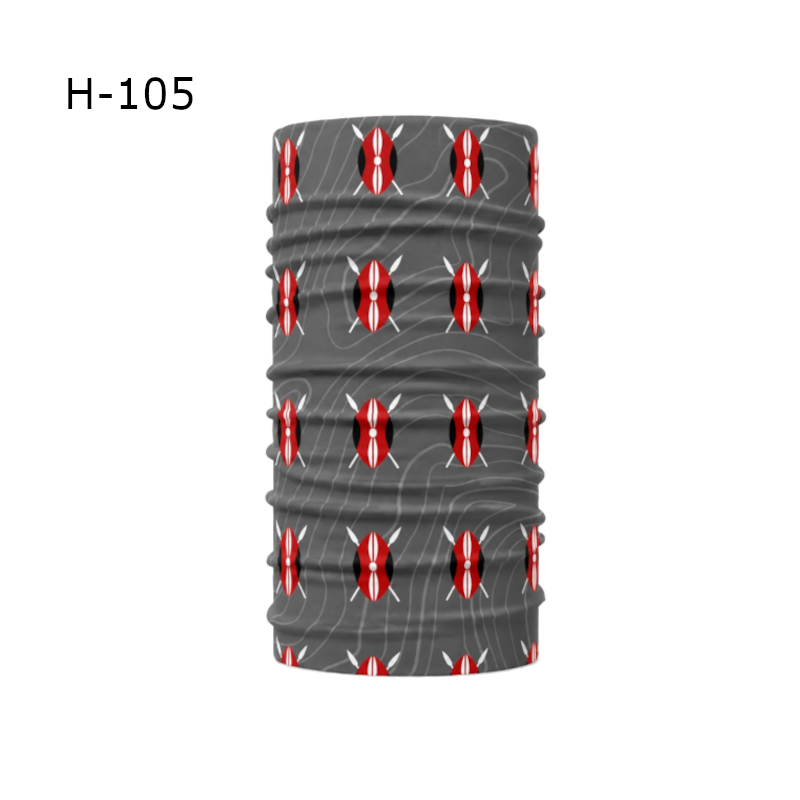 Kenya Flag Tubular Bandanas (Multi-Use Buffs)