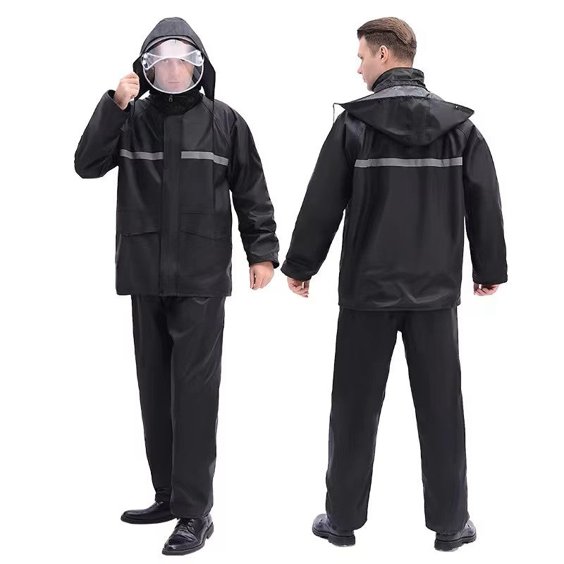 Split Rain Suit – Waterproof, Reflective & All-Weather Coverage