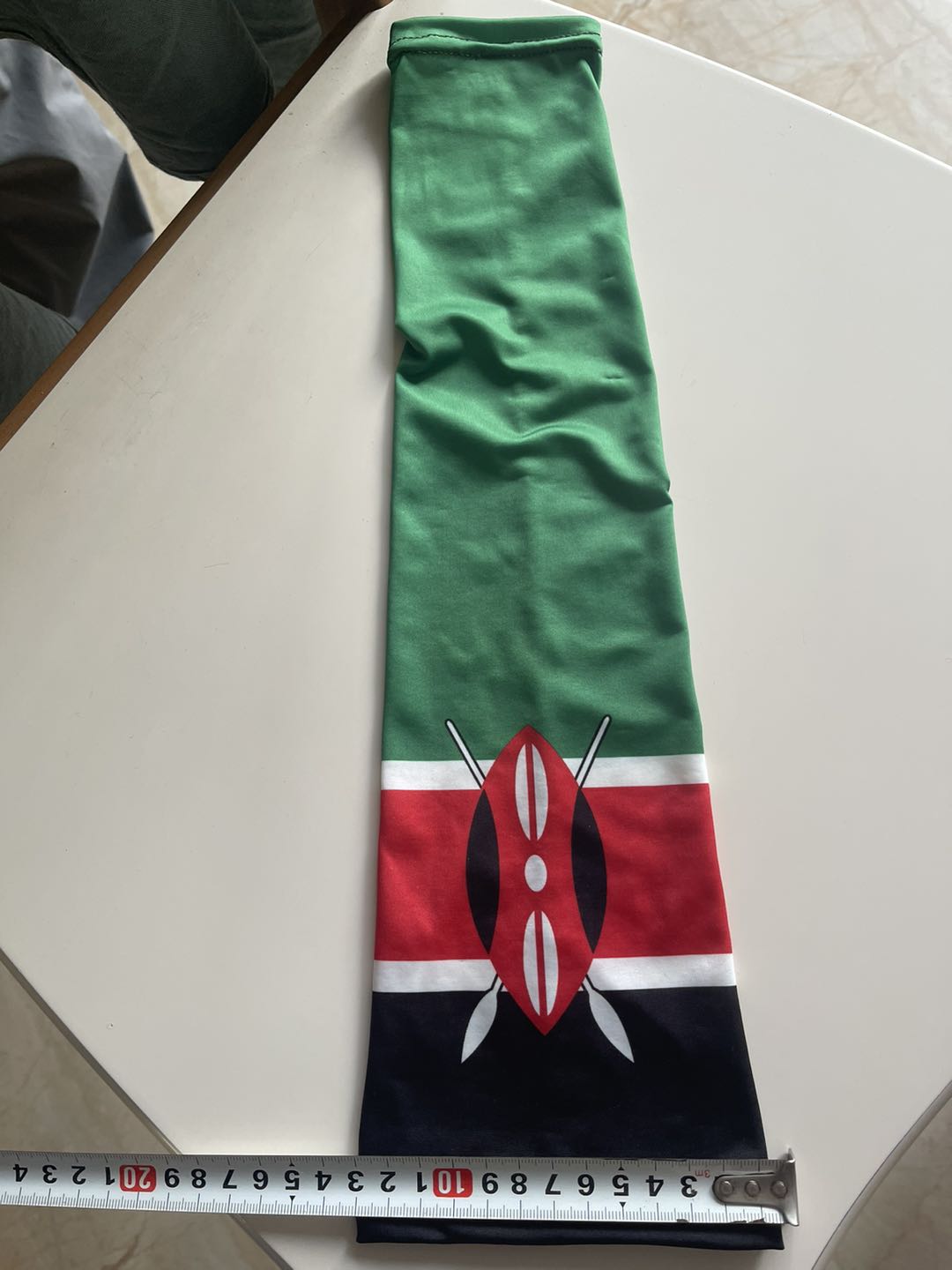 Arm  Sleeve in Kenya Flag Colors