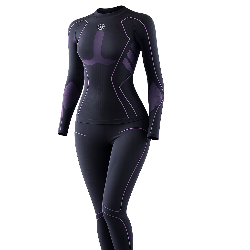 Seamless Compression Base Layer – Quick-Dry Performance Wear for Women