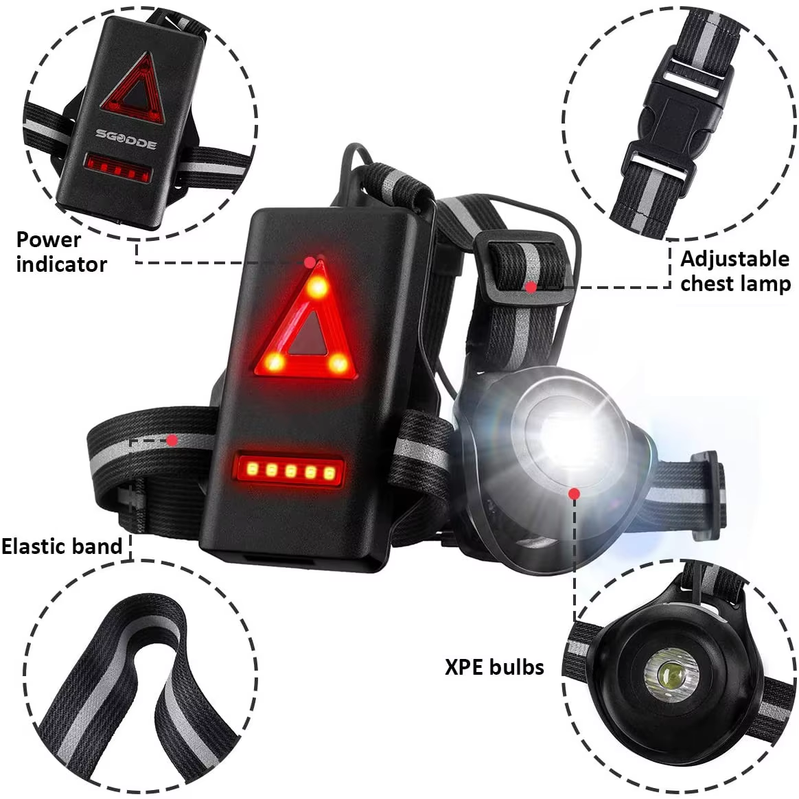 Rechargeable Chest Lamp