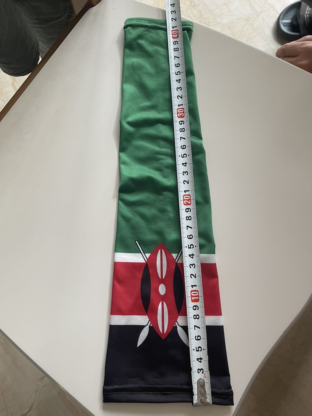 Arm  Sleeve in Kenya Flag Colors