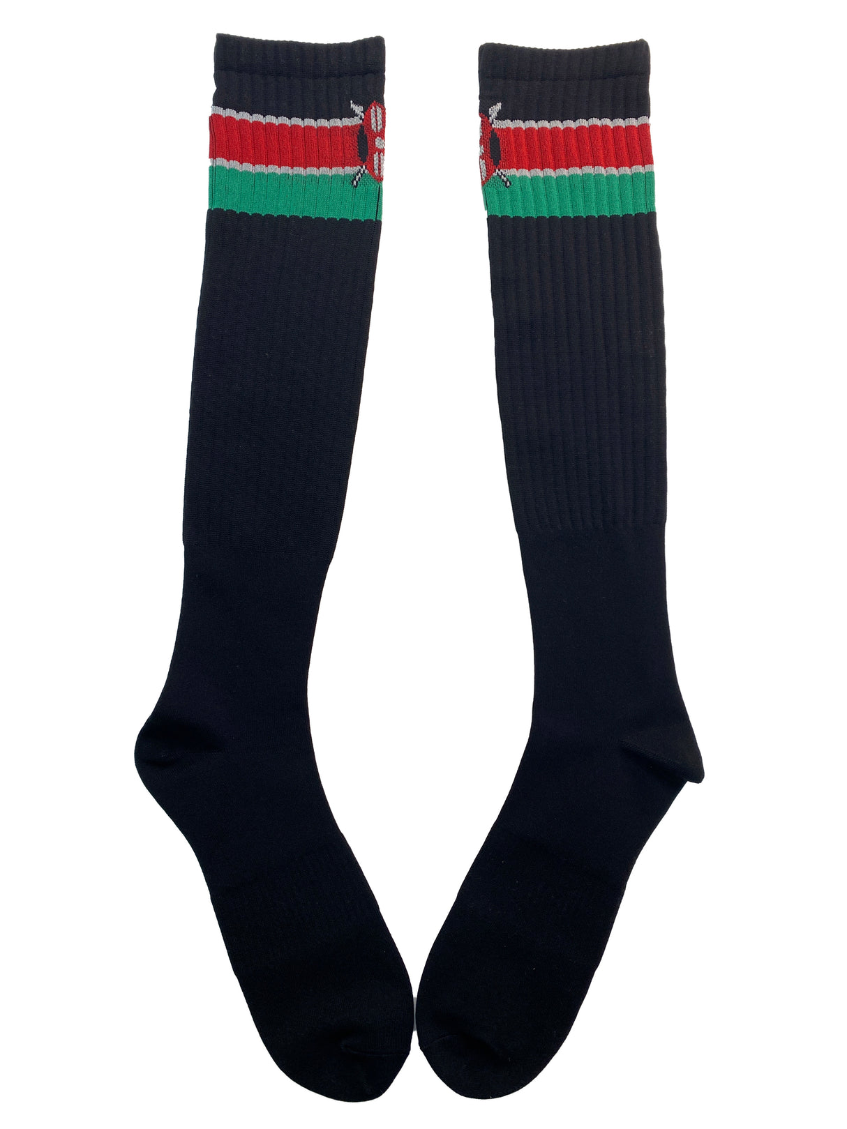 Sports Socks in Kenya Flag (OverCalf length)