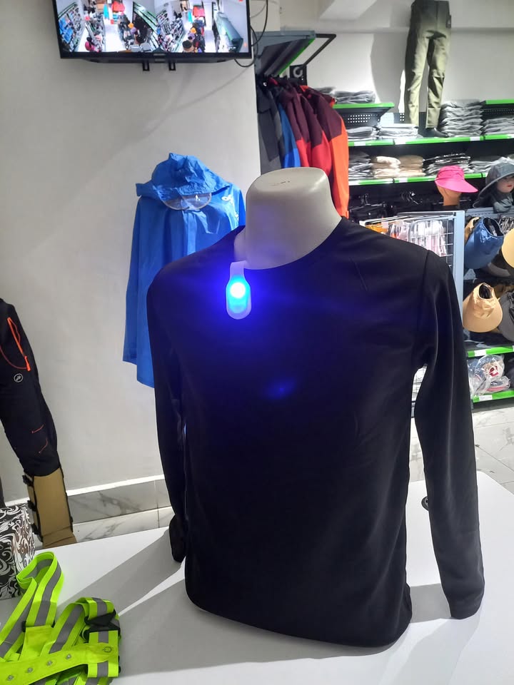 Clip-On LED Safety Visibility Light for Running and Cycling