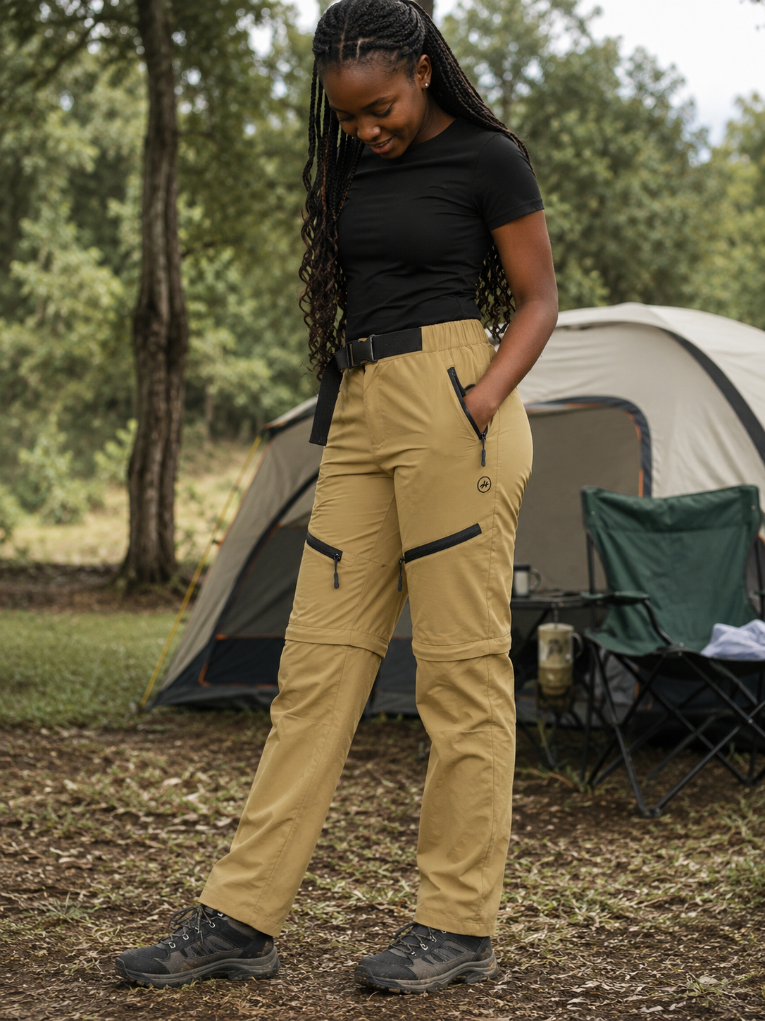 2in1 Zip-Off Hiking Pants for Girls