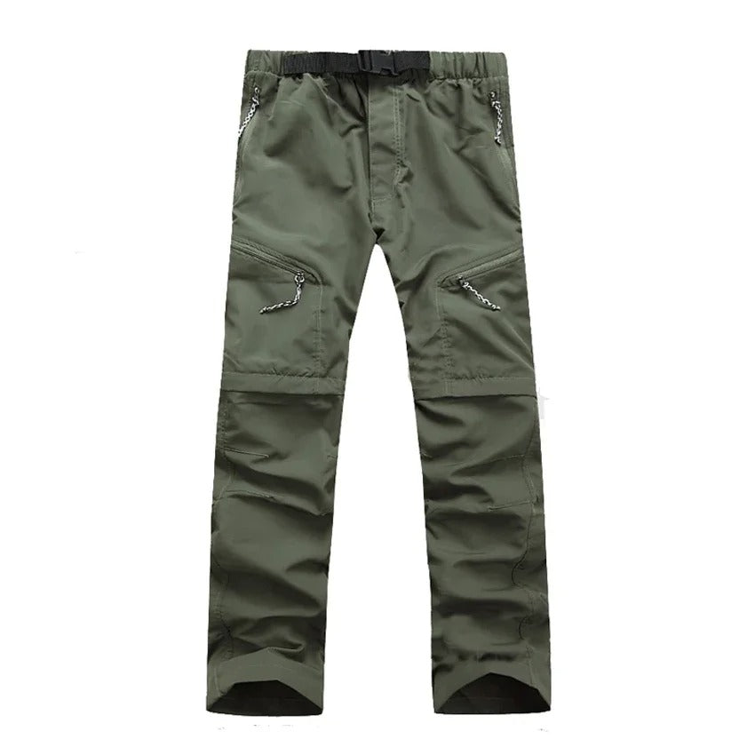 Convertible 2-in-1 Zip-Off Hiking Pants for Boys