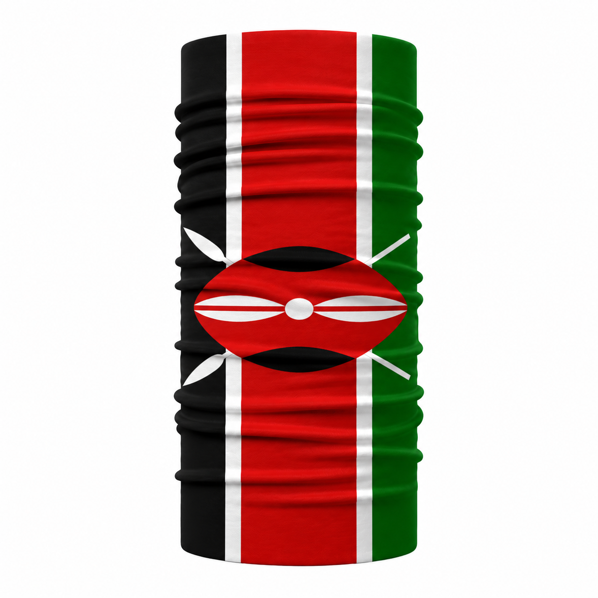Kenya Flag Tubular Bandanas (Multi-Use Buffs)