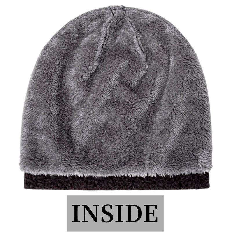 Double Layer Slouch Beanie with plush interior