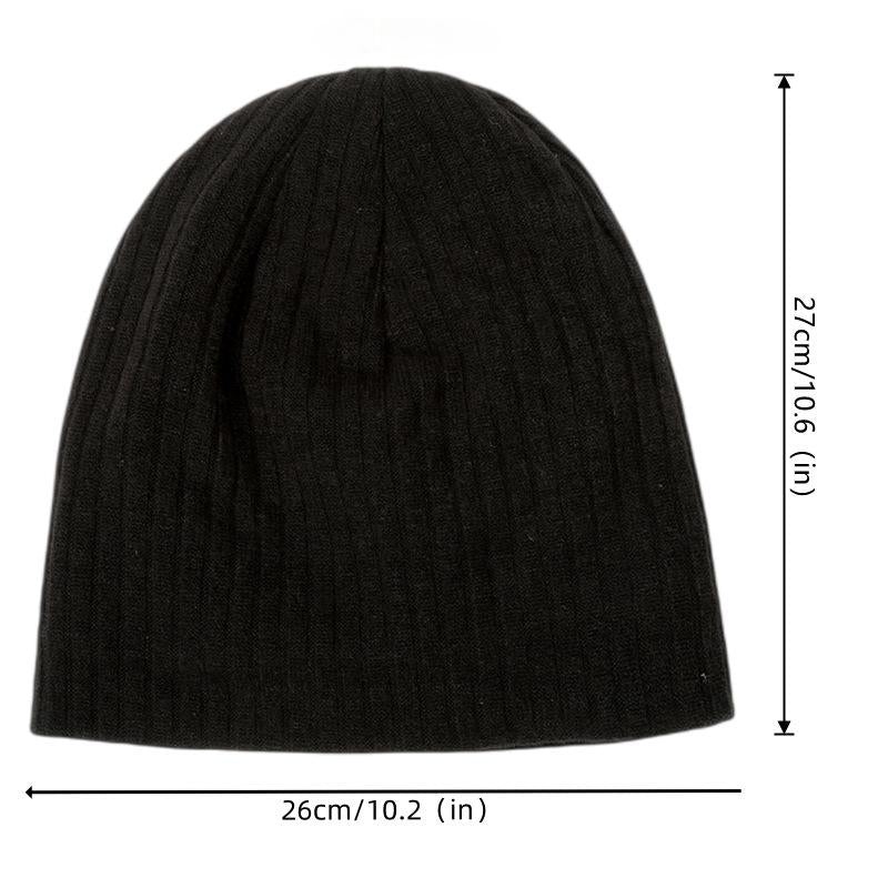 Double Layer Slouch Beanie with plush interior