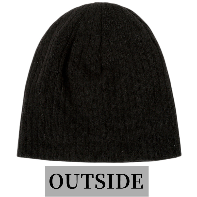 Double Layer Slouch Beanie with plush interior