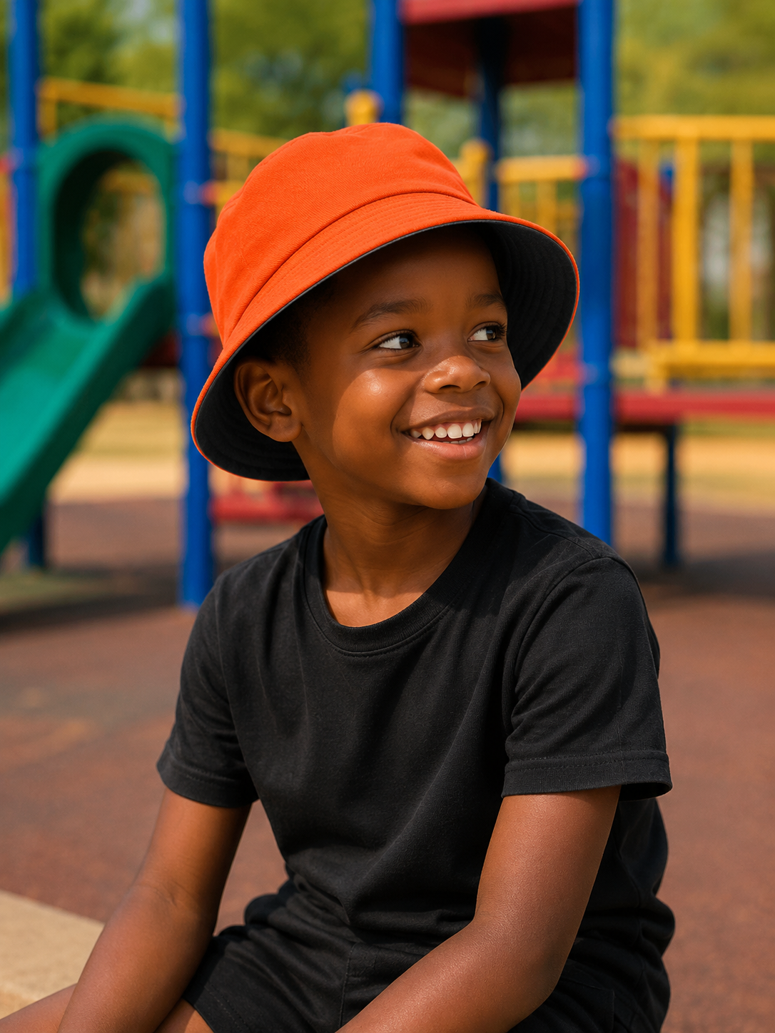 Fisherman Reversible Bucket Hat for Kids