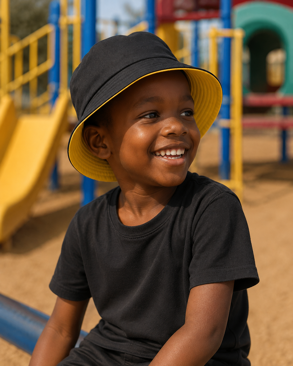 Fisherman Reversible Bucket Hat for Kids
