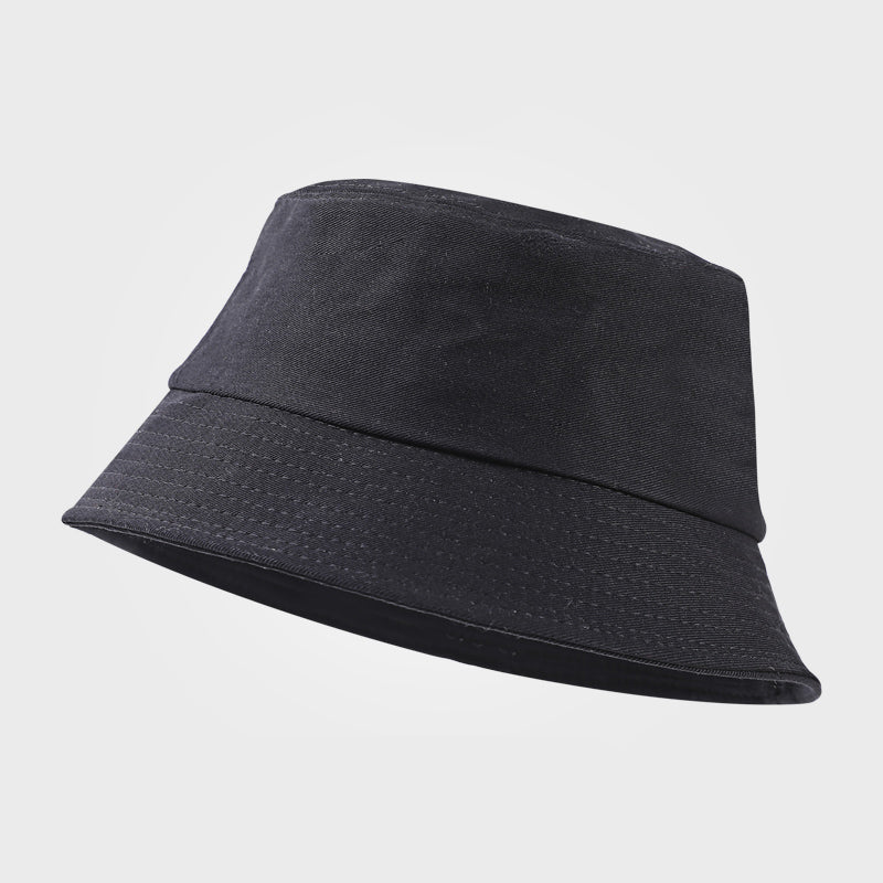 Women Bucket Hats Embroidered Double-sided Fisherman Hat Korean Style Solid  Hot Sell Outdoor Fishing Bucket Hat ZZ-337-1