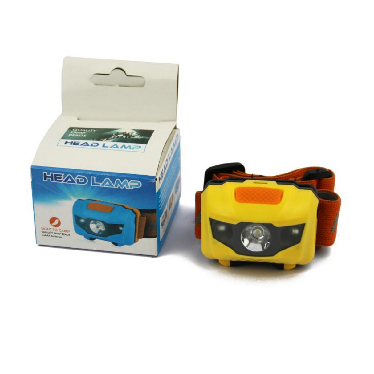 BEST FOR HIKING - Single strap hiking headlamp - hawioutdoors