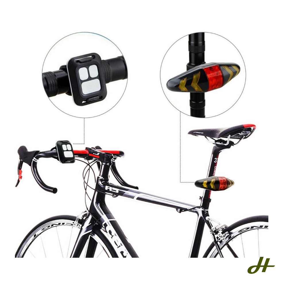 Bike USB rechargeable Indicator (remote controlled)