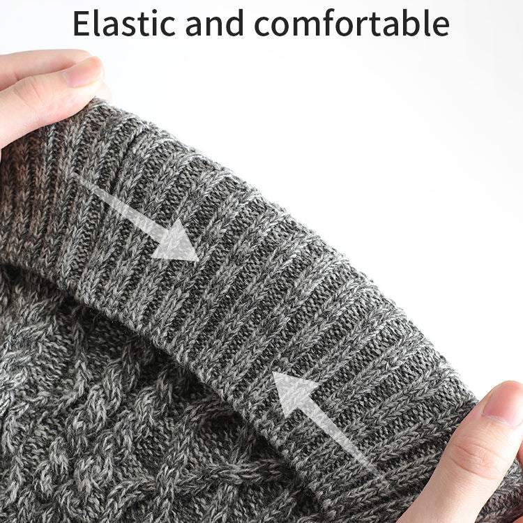Double Layer Summit Beanie  with Neck Gaiter (Plain)