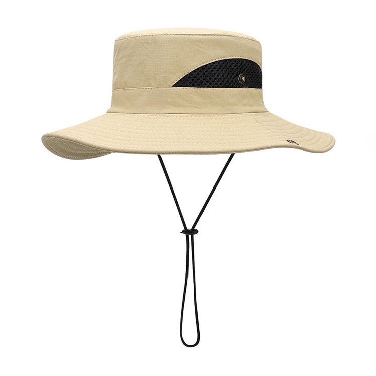 Wide Brim Bucket Hat, UV Protection Summer Bucket Hat, Adjustable  Drawstring Hat, Windproof Bucket Hats, UltraKey Bucket Hat for Men Women,  Outdoor