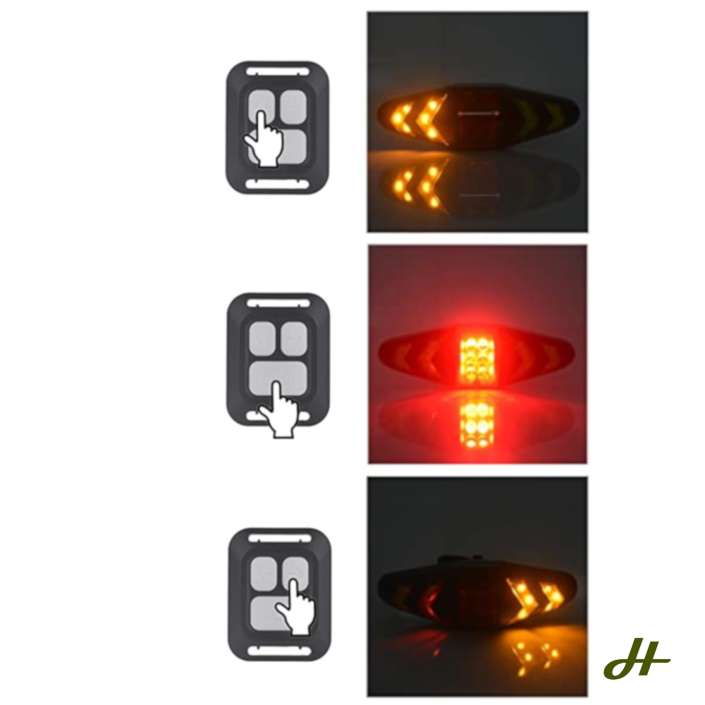 Bike USB rechargeable Indicator (remote controlled)