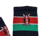 Sports Socks in Kenya Flag (Crew Length)