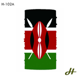 Bandanas - Tubular Bandanas - Kenya Flag (select a minimum of three pieces)