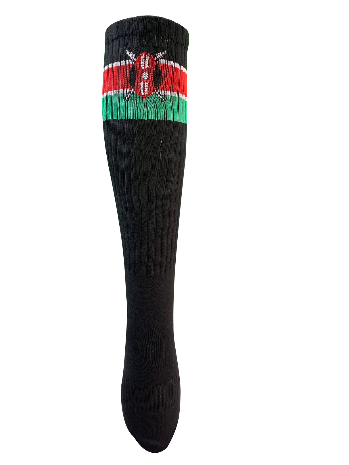 Sports Socks in Kenya Flag (OverCalf length)