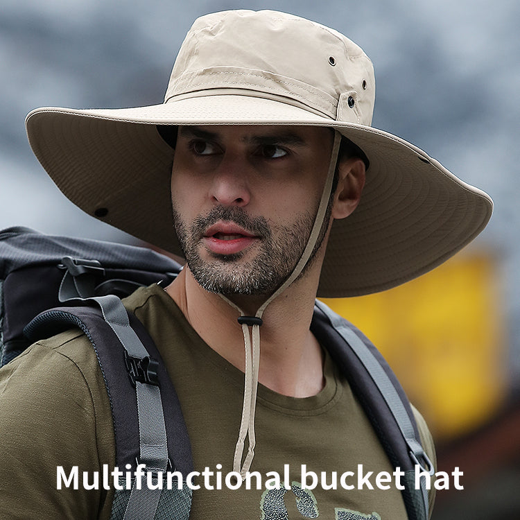Wide Brim Bucket Hat