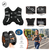 Weight Vest – 5kg, 8kg & 10kg | Non-Adjustable Weighted Workout Vest for Strength Training, Cardio &; Endurance