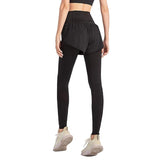 Women’s 2-in-1 Workout Leggings with Built-in Running Shorts