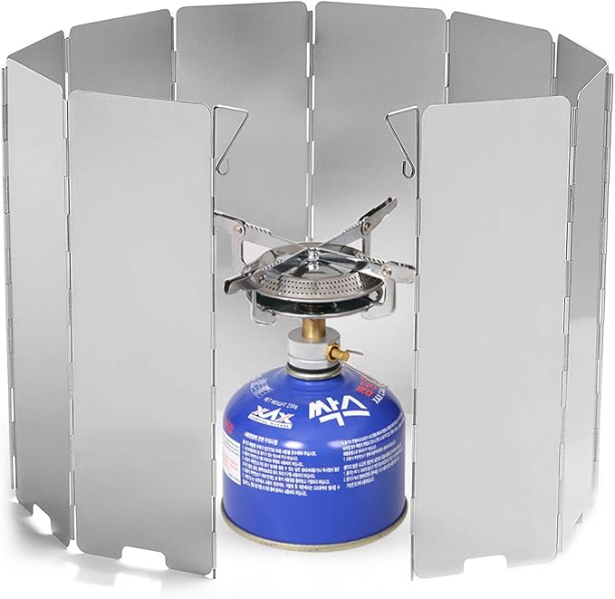 Folding Camping Stove Windshield