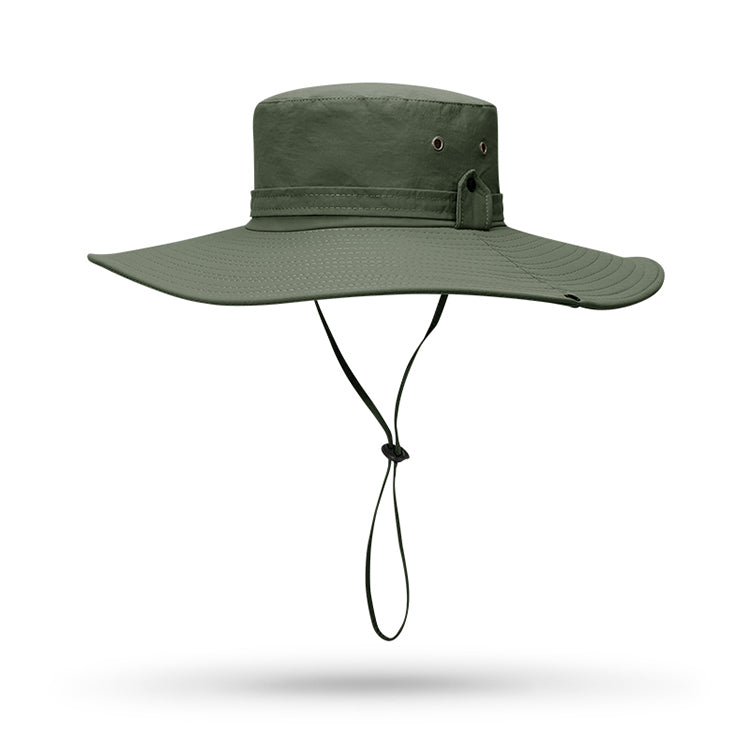 Wide Brim Bucket Hat