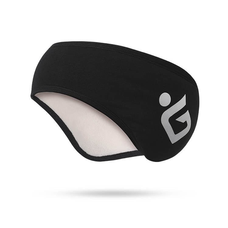 Headstrap with ear warmer and white inner lining