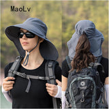 Sunhat with flexi sunshade and small ponytail hair hole
