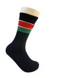 Base Layer - Sports Socks in Kenya Flag (Crew Length)