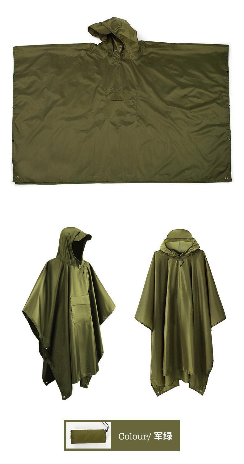 Adult Lightweight 3in1 Lightweight Rain Poncho