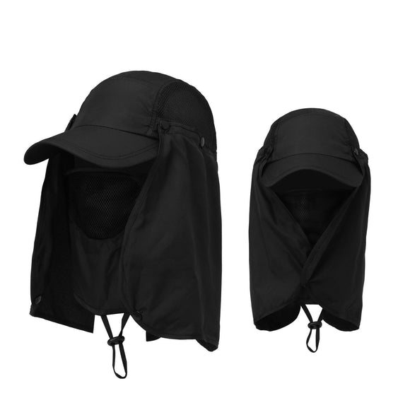 Caps with detachable sunshade
