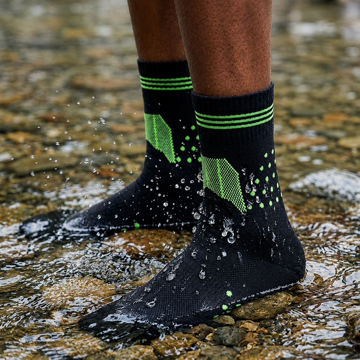 Waterproof Crew Length Socks