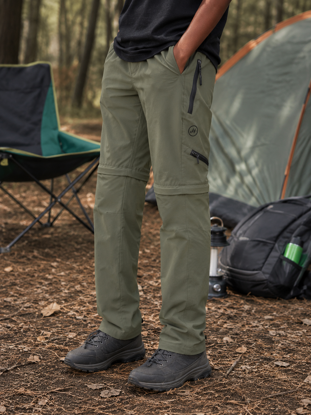 2in1 Zip-Off Hiking Pants for Boys