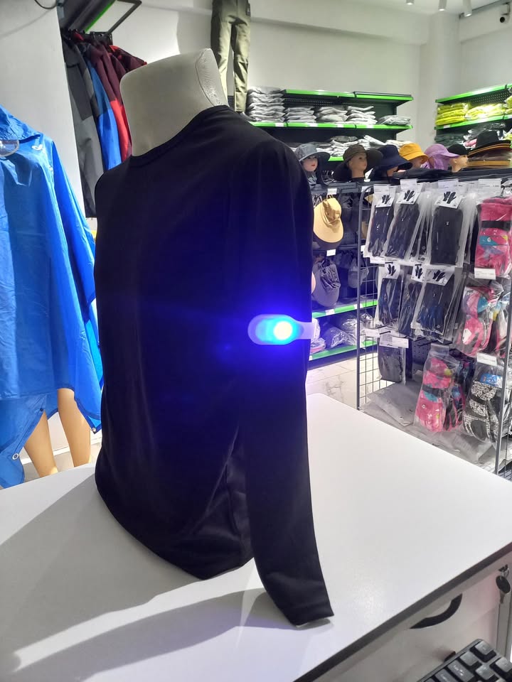 Clip-On LED Safety Visibility Light for Running and Cycling