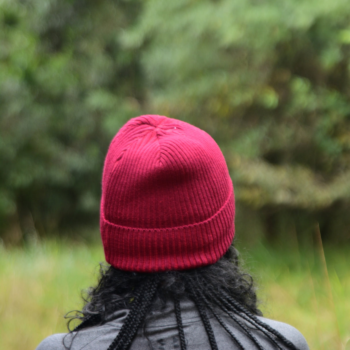 Double Layer Cuffed Beanie with plush interior