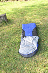 Four Season Envelope Sleeping Bag with Hood  - Warm, Durable & Adventure Ready