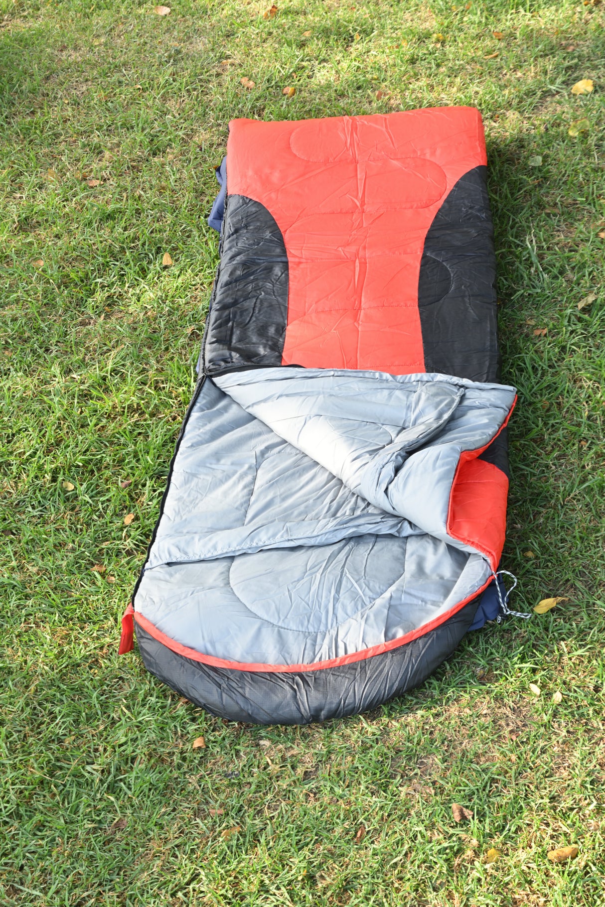 Four Season Envelope Sleeping Bag with Hood  - Warm, Durable & Adventure Ready