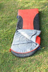 Four Season Envelope Sleeping Bag with Hood  - Warm, Durable & Adventure Ready