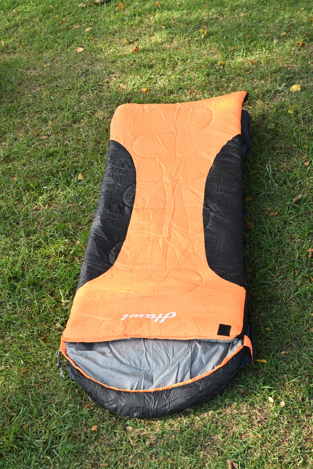 Four Season Envelope Sleeping Bag with Hood  - Warm, Durable & Adventure Ready