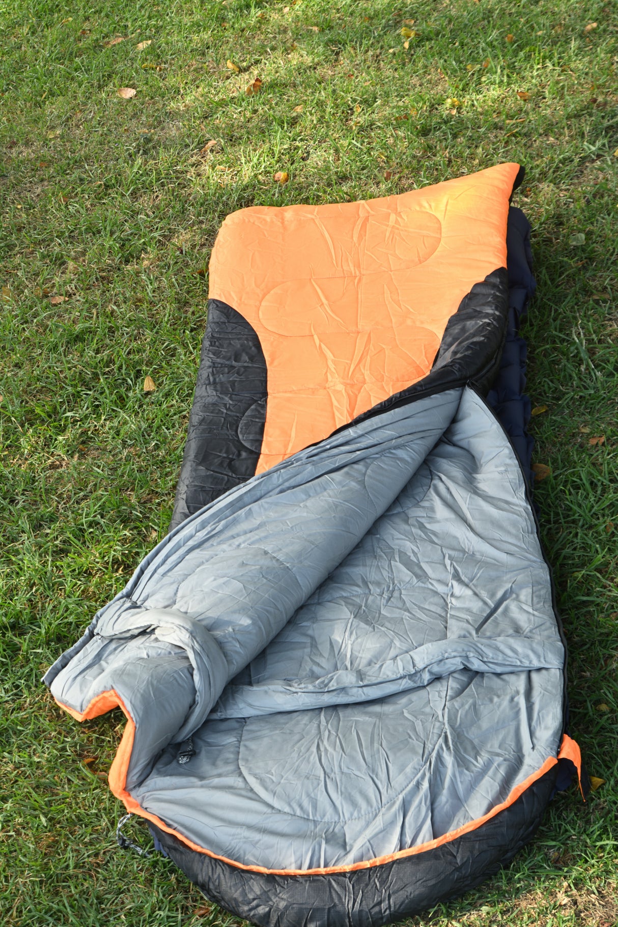 Four Season Envelope Sleeping Bag with Hood  - Warm, Durable & Adventure Ready