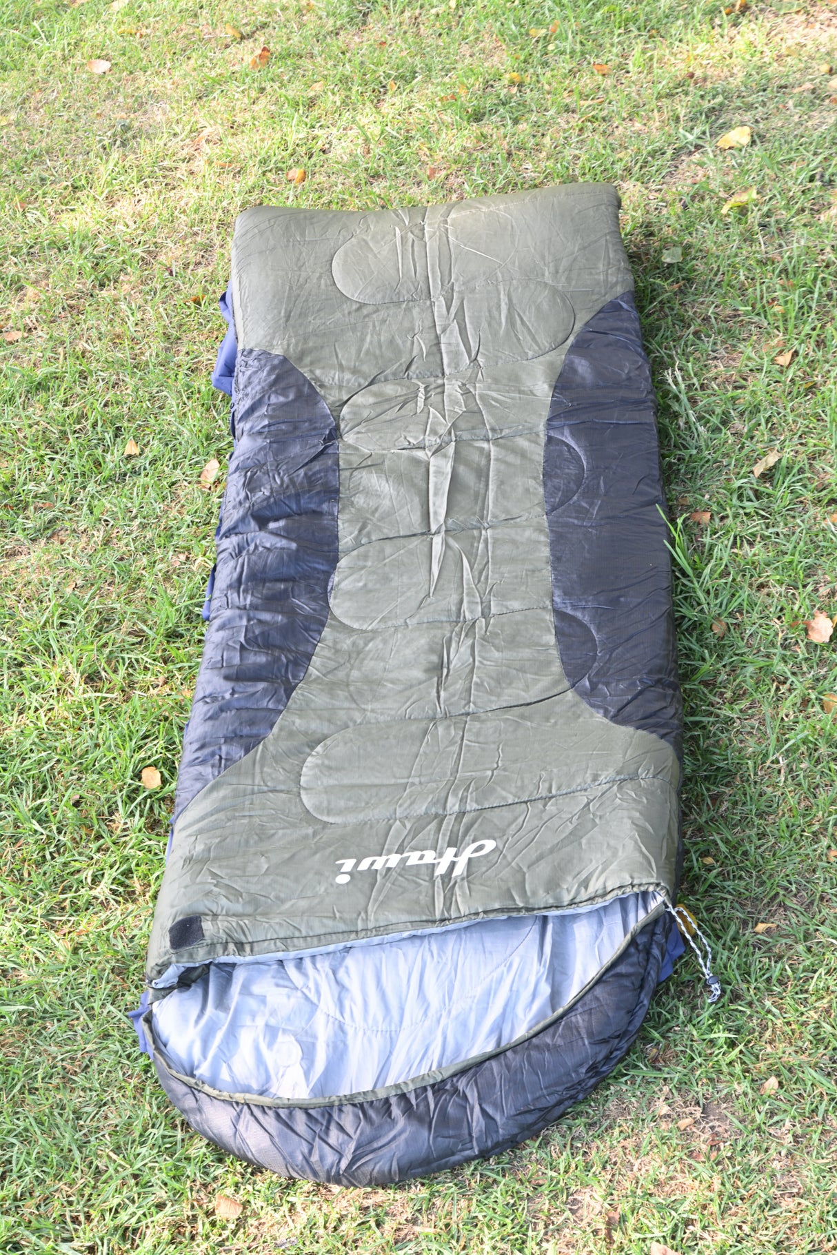 Four Season Envelope Sleeping Bag with Hood  - Warm, Durable & Adventure Ready