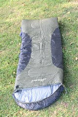 Four Season Envelope Sleeping Bag with Hood  - Warm, Durable & Adventure Ready