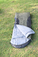Four Season Envelope Sleeping Bag with Hood  - Warm, Durable & Adventure Ready