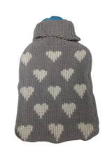 Hot Water Bottle with knitted cover
