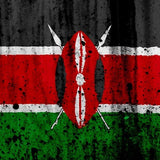 Bandana - Square Bandana  - Kenya Flag