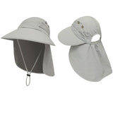 Hat - Sun Hat with fixed sunshade and pontail hair hole